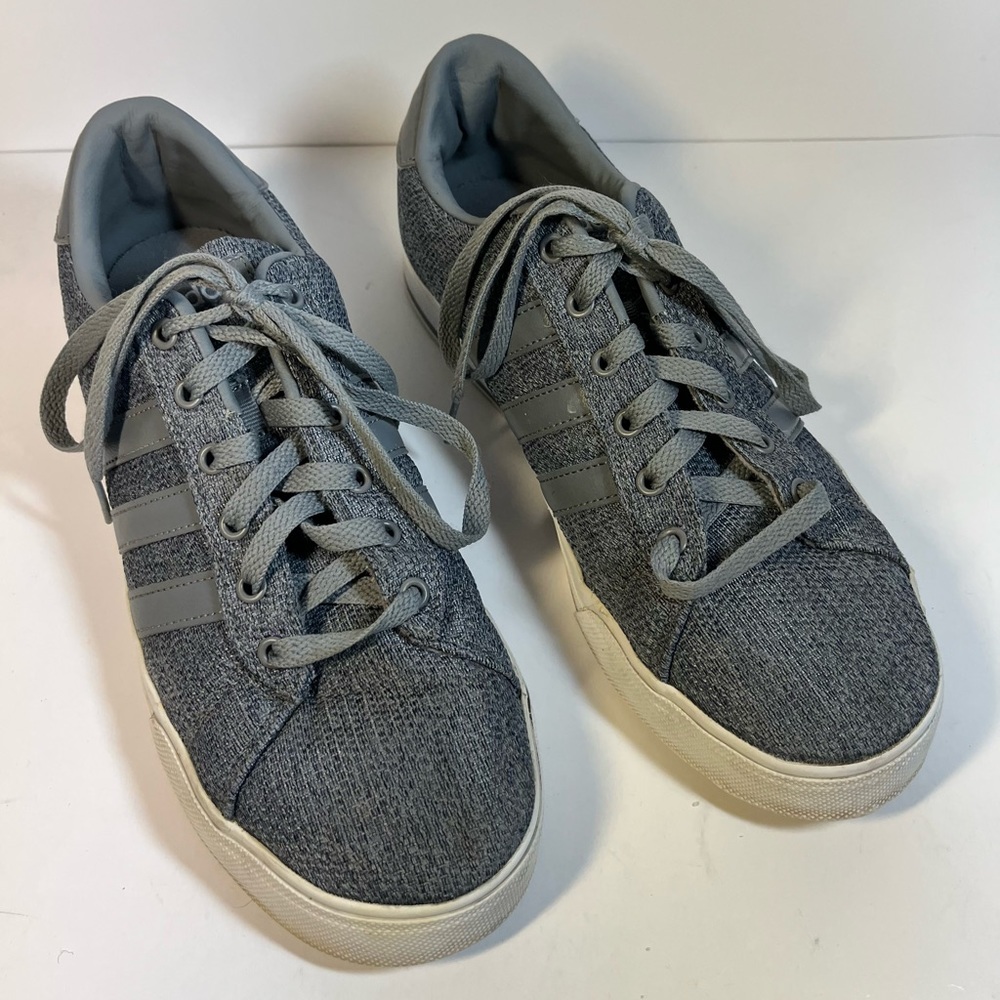Adidas mens Neo Daily cloudfoam gray shoes sneaker size 8.5
